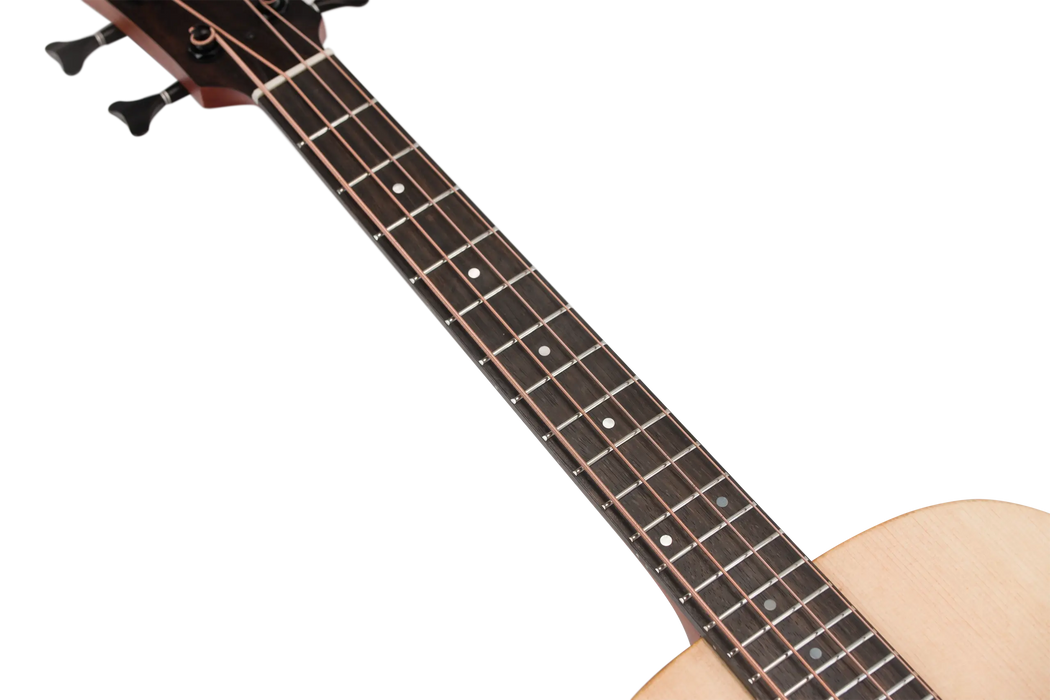 Bromo BAT8E Mini Jumbo Acoustic-Electric Bass Guitar w/Bag