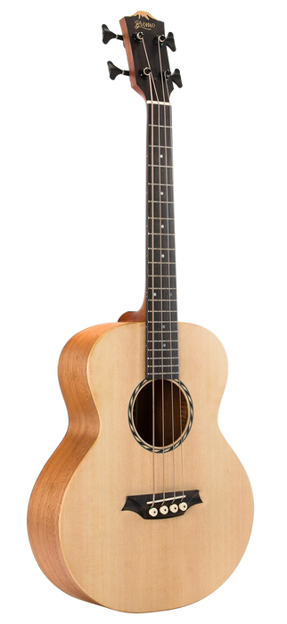 Bromo BAT8E Mini Jumbo Acoustic-Electric Bass Guitar w/Bag