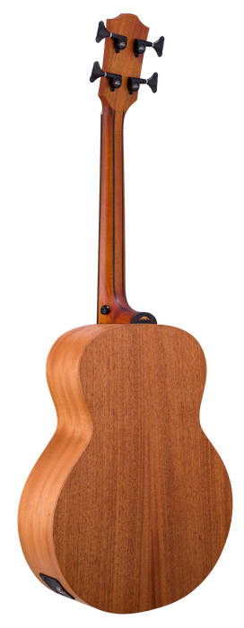 Bromo BAT8EFL Mini Jumbo Fretless Acoustic-Electric Bass Guitar w/Bag
