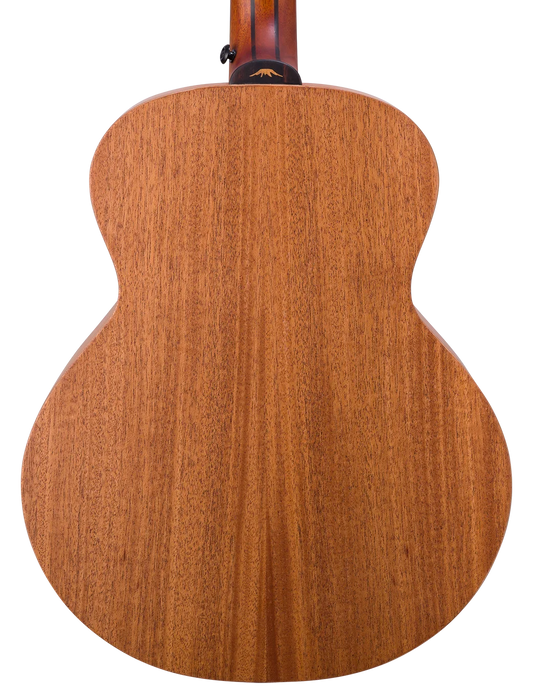 Bromo BAT8EFL Mini Jumbo Fretless Acoustic-Electric Bass Guitar w/Bag