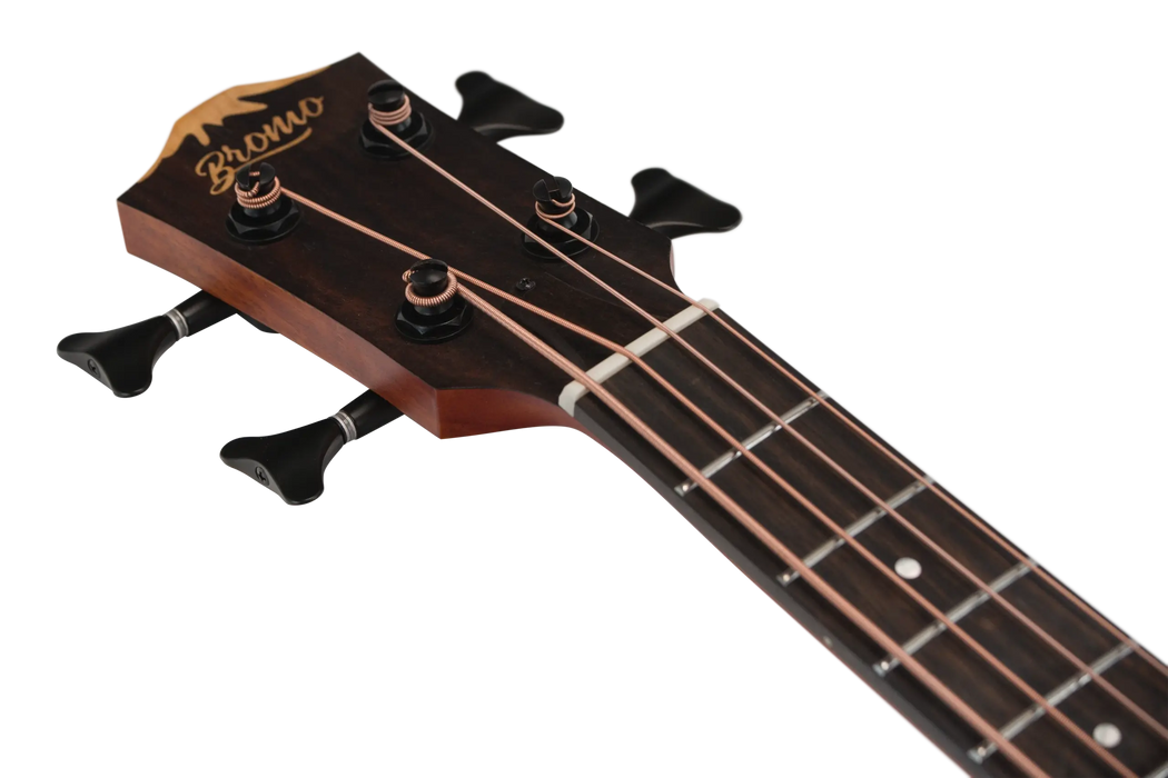 Bromo BAT8E Mini Jumbo Acoustic-Electric Bass Guitar w/Bag