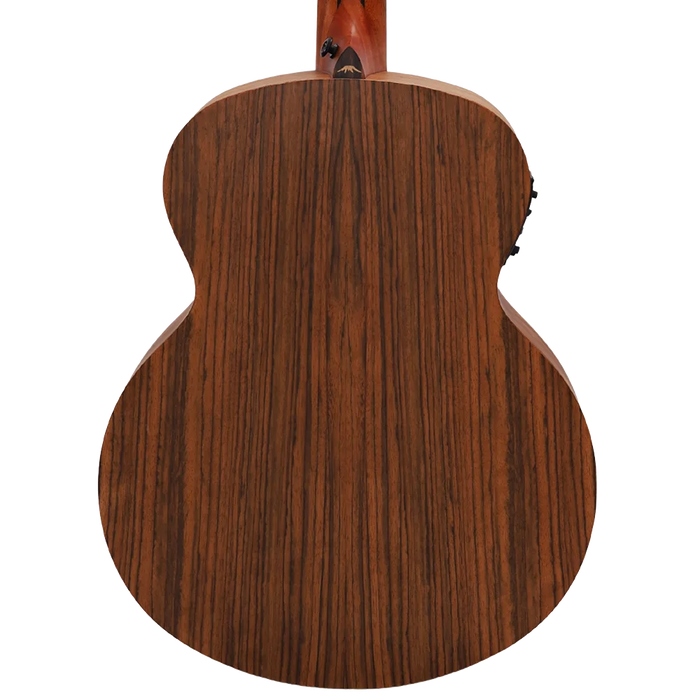 Bromo BAT8MEBK Mini Jumbo Acoustic Electric Guitar - Black