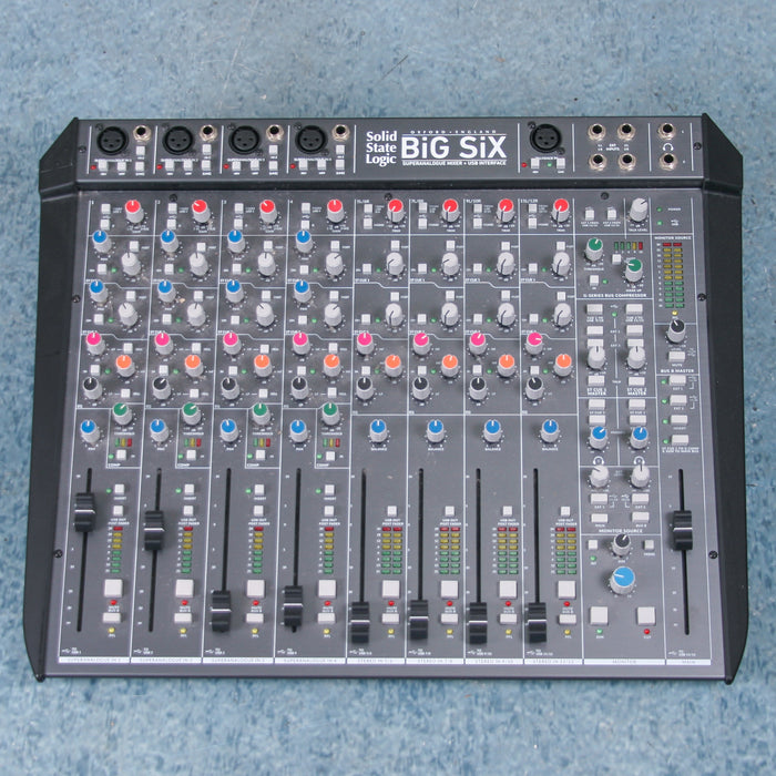 Solid State Logic SSL BiG SiX Mixer w/ SuperAnalogue & G-Comp Bus Compressor - w/box - preowned