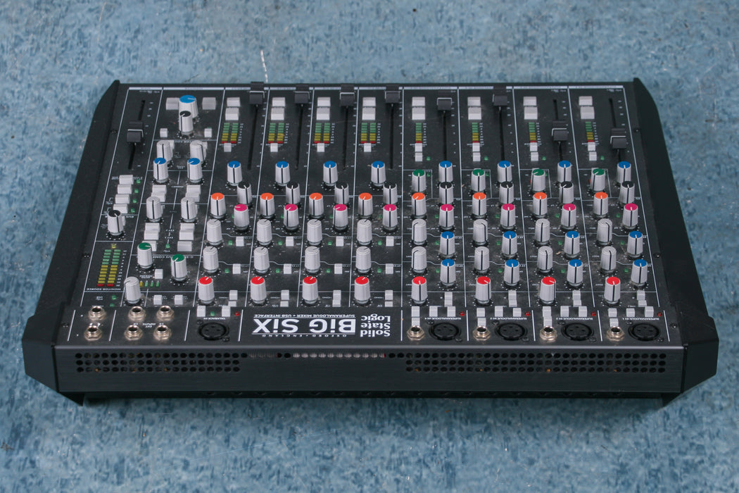 Solid State Logic SSL BiG SiX Mixer w/ SuperAnalogue & G-Comp Bus Compressor - w/box - preowned