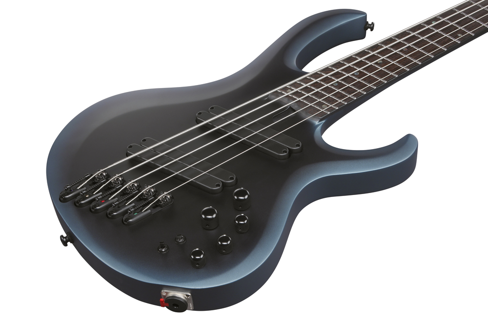 Ibanez BTB605MS MAM 5 String Electric Bass w/Case - Midnight Arctic Ocean Matte