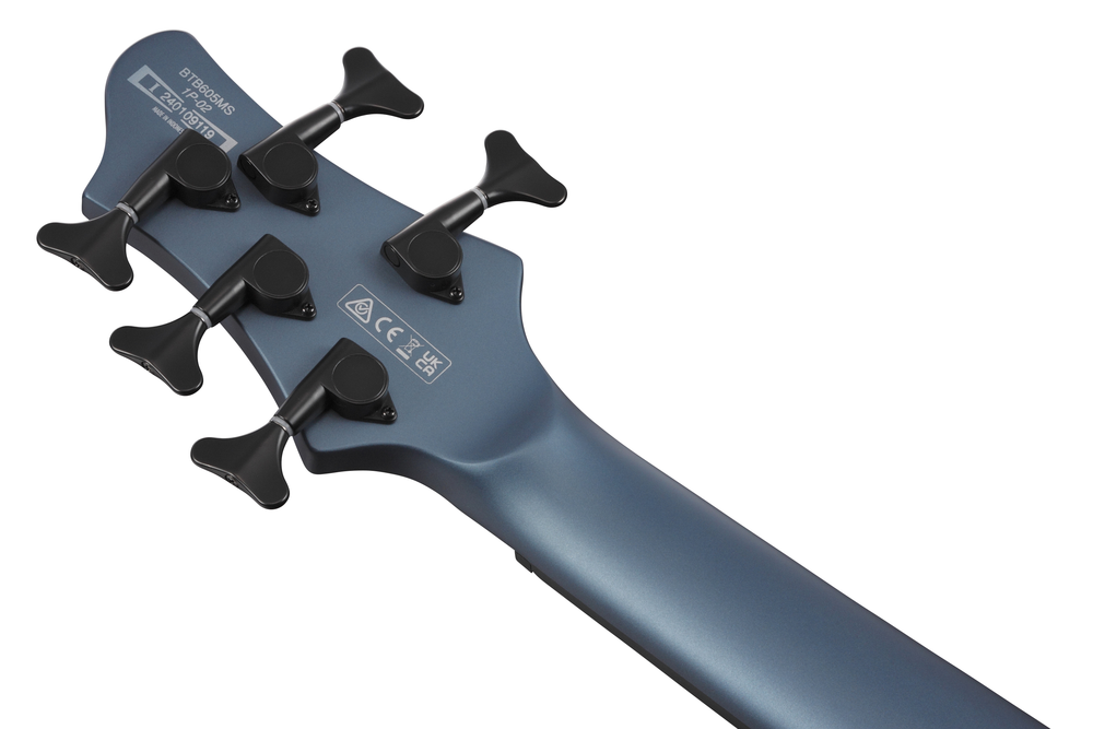 Ibanez BTB605MS MAM 5 String Electric Bass w/Case - Midnight Arctic Ocean Matte