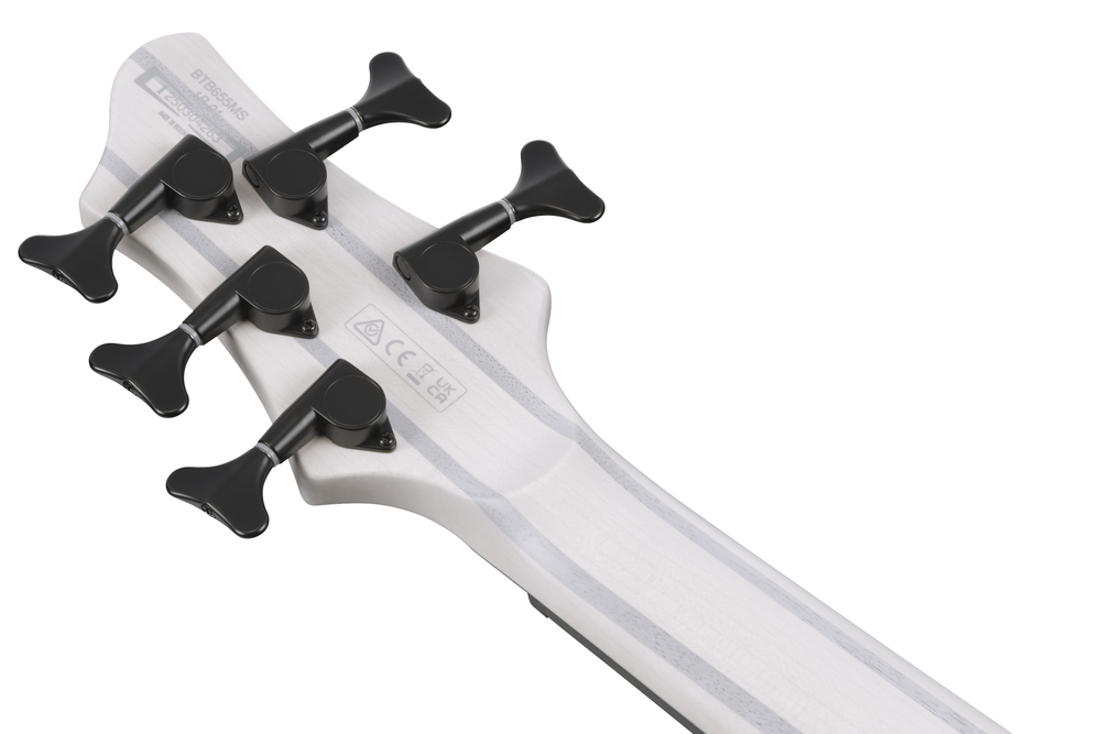 Ibanez BTB865MS TWF 5 String Bass - Transparent White Flat