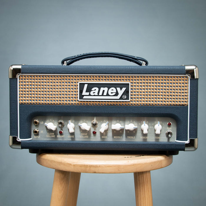 Laney L5 Studio 5w Tube Guitar Amp Head w/Cover + Footswitch - Preowned