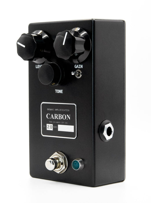 Browne Amplification Carbon V2 Overdrive Effects Pedal