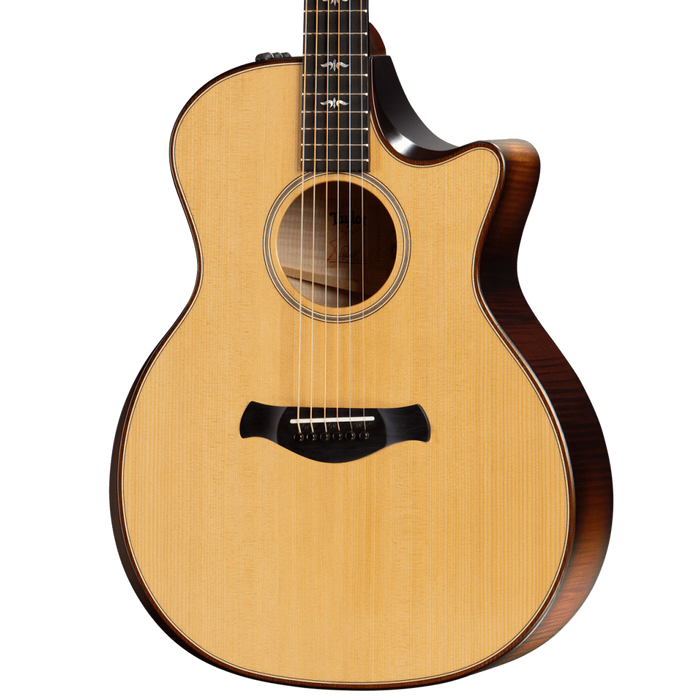 Taylor 614ce Builder Edition Grand Auditorium V-Class Natural Finish Acoustic Electric Guitar