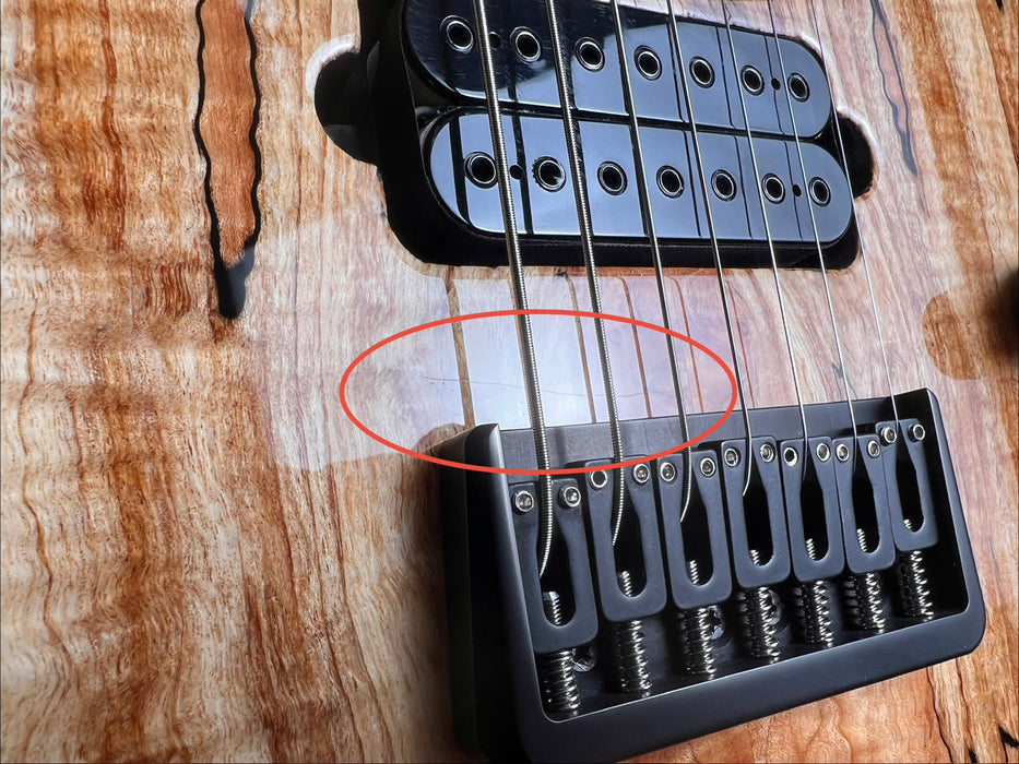 Ormsby Custom Shop Hype 7 String w/Case - Spalted Maple - Preowned