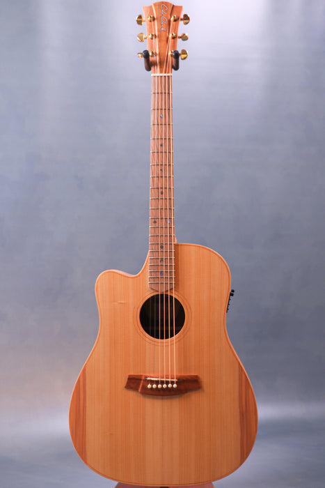 Cole Clark FL2EC-LH-BB Left Handed Touring Series Dreadnought Acoustic Electric Guitar - 231042272