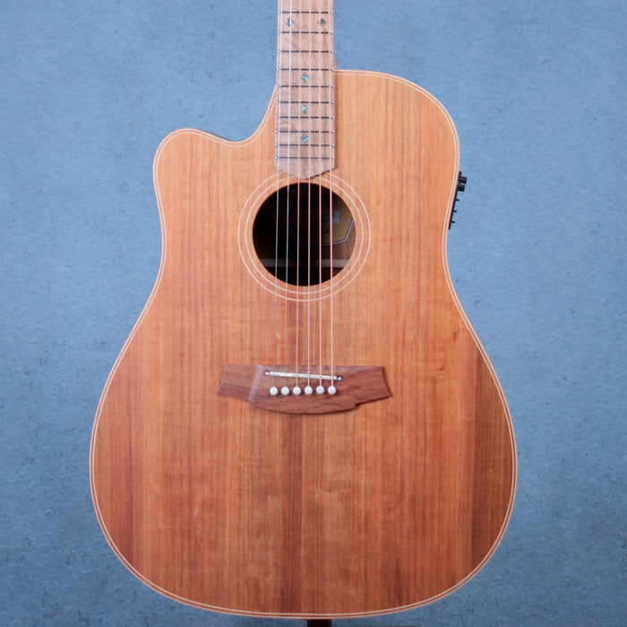Cole Clark FL2EC-LH-BLBL Left Handed Dreadnought Acoustic Electric Guitar - 231242228