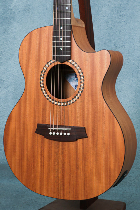 Cole Clark RAN2EC-MMAHR Recording Series Mahogany/Mahogany Acoustic Electric Guitar - 2503221