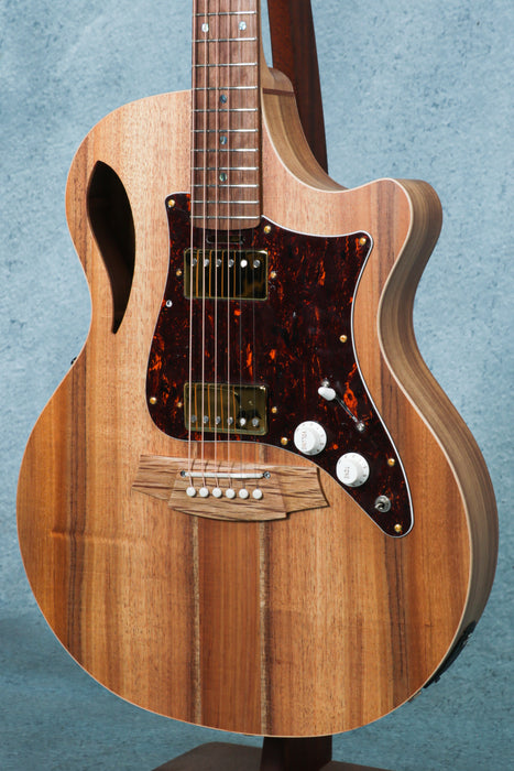 Cole Clark TL2EC-BLBL-HH Touring Series True Hybrid Acoustic-Electric Guitar - 250416008