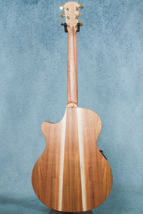 Cole Clark TL2EC-BLBL-HH Touring Series True Hybrid Acoustic-Electric Guitar - 250416008