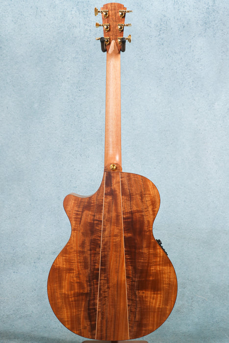 Cole Clark AN3EC-BLBL Touring Series Grand Auditorium Acoustic Electric Guitar - 250515276