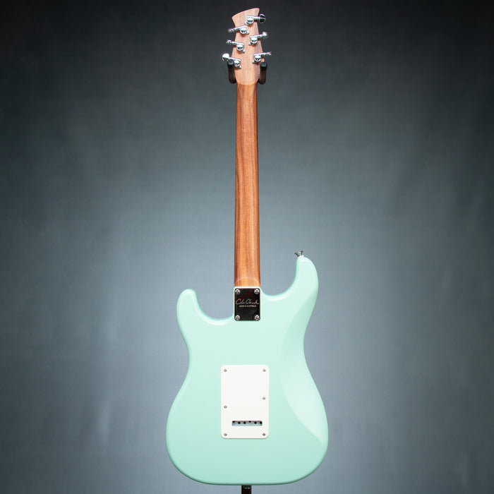 Cole Clark Hollow Baby HSS - Surf Green - Cream Pickguard - 2604-192