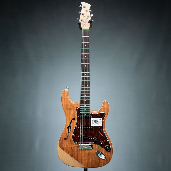 Cole Clark Hollow Baby SSS - Natural - Tortoise Shell Pickguard - 2604-230