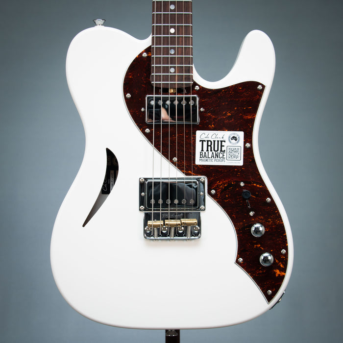 Cole Clark Culprit 3 HH - White - Tortoise Shell Pickguard - 2605-115