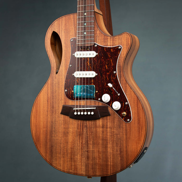 Cole Clark TL2EC-BLBL-HSS Touring Series True Hybrid Acoustic-Electric Guitar - 260611898