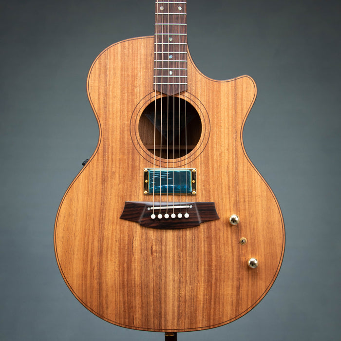 Cole Clark AN2EC-BLBL-HUM Touring Series Grand Auditorium Acoustic Electric Guitar - 260611997