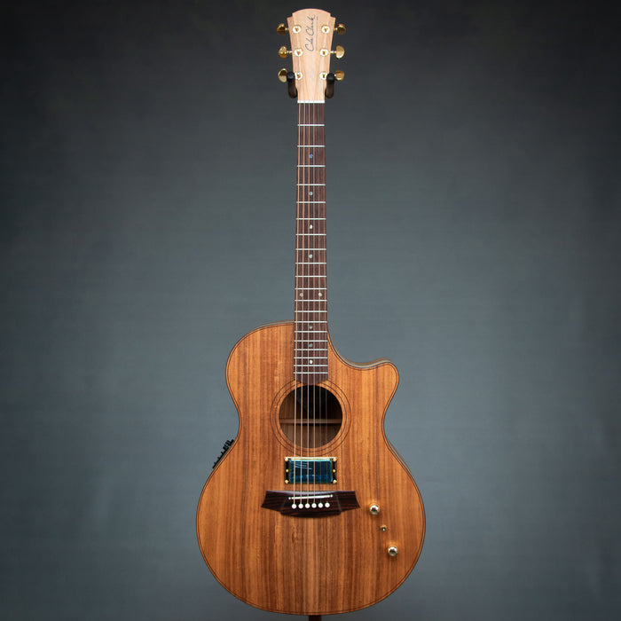 Cole Clark AN2EC-BLBL-HUM Touring Series Grand Auditorium Acoustic Electric Guitar - 260611997