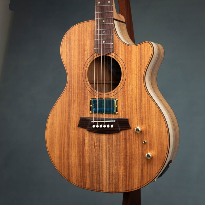 Cole Clark AN2EC-BLBL-HUM Touring Series Grand Auditorium Acoustic Electric Guitar - 260611997