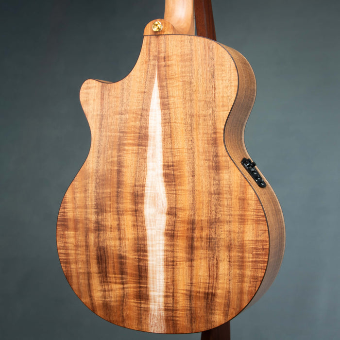 Cole Clark AN3EC-BLBLE Touring Series Grand Auditorium Acoustic Electric Guitar - 260612316