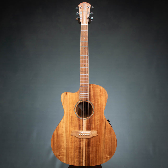 Cole Clark SAN1EC-LH-BLBL Studio Series Grand Auditorium Left Handed Acoustic Electric Guitar - 26083390