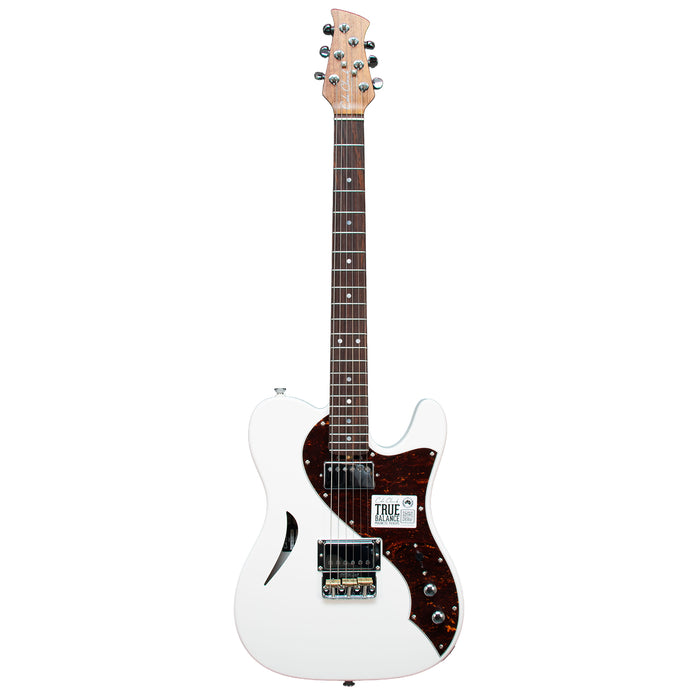 Cole Clark Culprit 3 HH - White - Tortoise Shell Pickguard