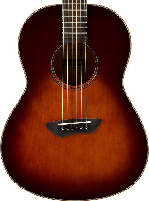 Yamaha CSF3M Modern Parlour Guitar - Tobacco Brown Sunburst