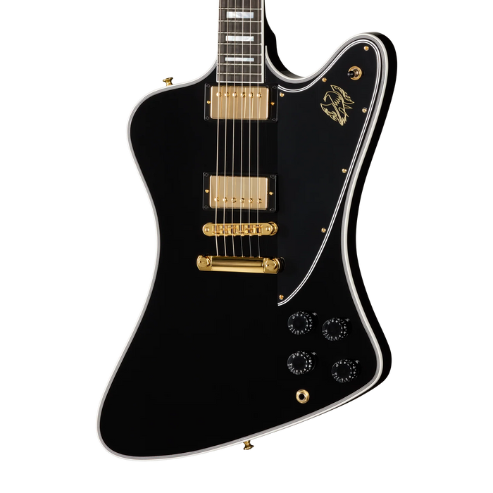 Gibson Firebird Custom W/bound Head Veneer Electric Guitar - Ebony