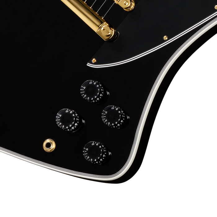 Gibson Firebird Custom W/bound Head Veneer Electric Guitar - Ebony