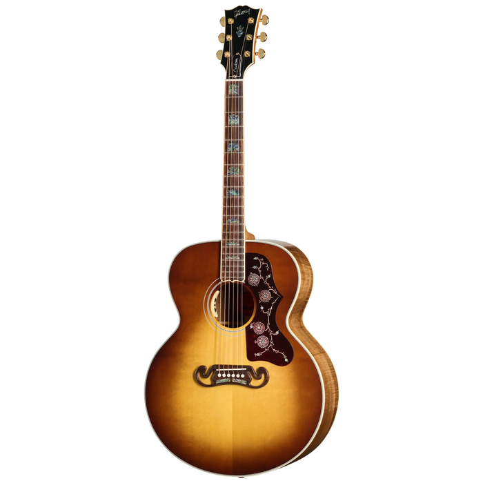 Gibson Custom SJ200 Elegant Koa Acoustic Guitar - Honey Burst
