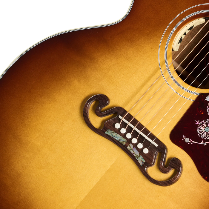 Gibson Custom SJ200 Elegant Koa Acoustic Guitar - Honey Burst