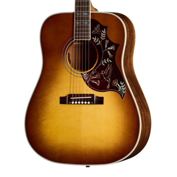 Gibson Custom Hummingbird Elegant Koa Acoustic Guitar - Honey Burst