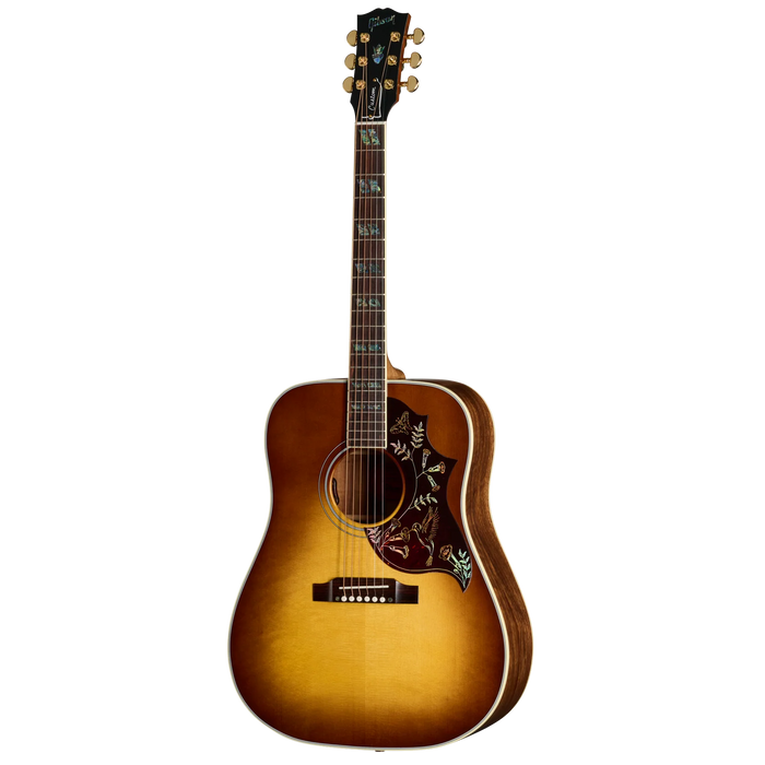 Gibson Custom Hummingbird Elegant Koa Acoustic Guitar - Honey Burst