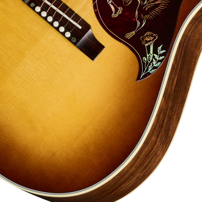 Gibson Custom Hummingbird Elegant Koa Acoustic Guitar - Honey Burst