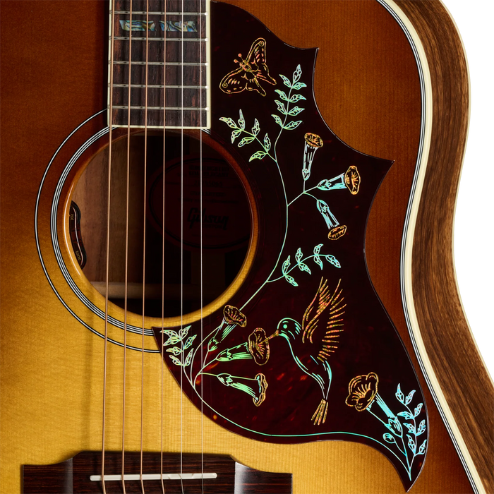 Gibson Custom Hummingbird Elegant Koa Acoustic Guitar - Honey Burst