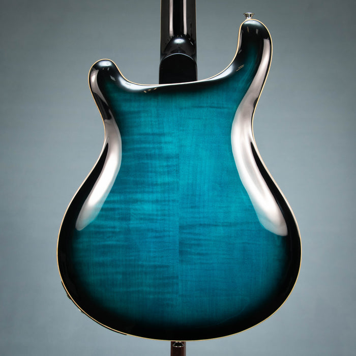 PRS SE Hollowbody II Piezo w/Case - Peacock Blue Burst - Preowned