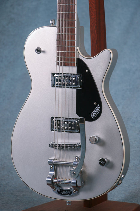 Gretsch G5260T Electromatic Jet Baritone w/Bigsby Electric Guitar - Airline Silver - Preowned