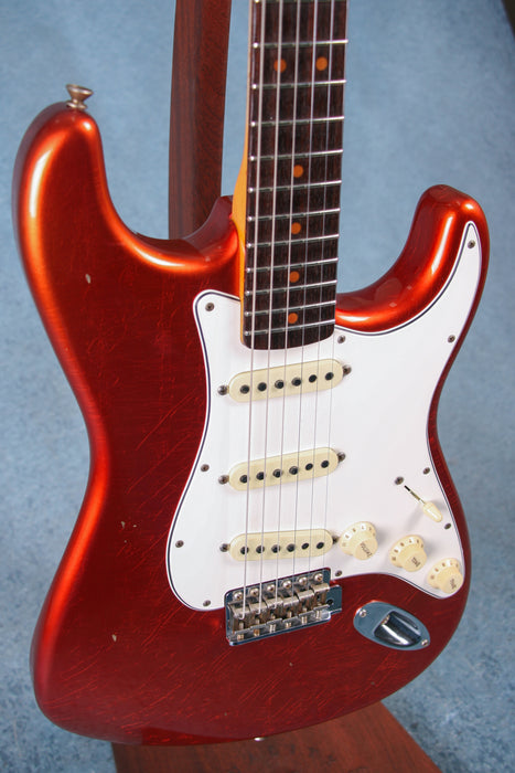 Fender Custom Shop 1964 Stratocaster Journeyman Relic - Super Faded Aged Candy Apple Red - Preowned