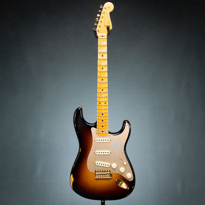 Fender Custom Shop 2019 1957 Stratocaster Relic/Closet Classic w/Case - Faded Aged Wide Fade 2 Tone Sunburst - Preowned