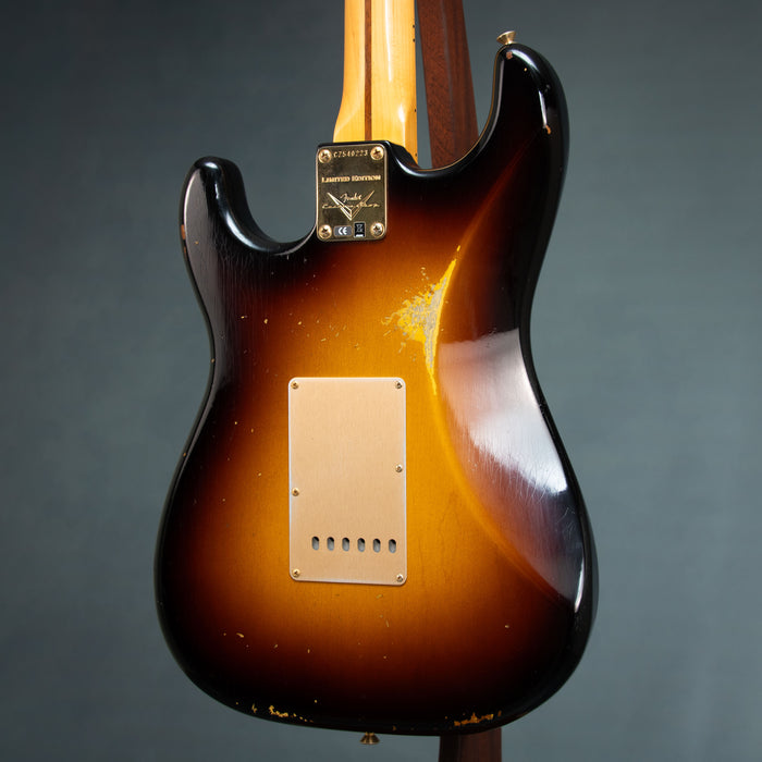 Fender Custom Shop 2019 1957 Stratocaster Relic/Closet Classic w/Case - Faded Aged Wide Fade 2 Tone Sunburst - Preowned