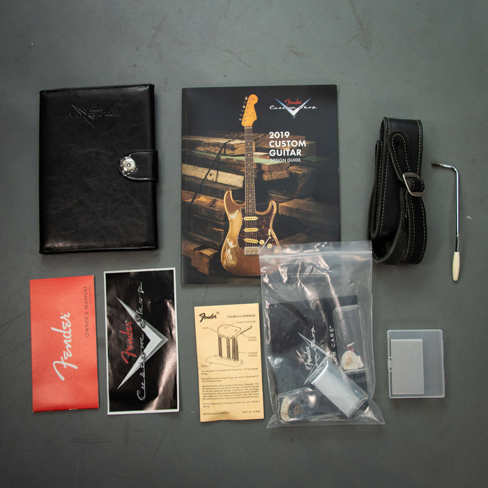 Fender Custom Shop 2019 Limited 1956 Stratocaster Relic w/Case - Aged Aztec Gold - Preowned
