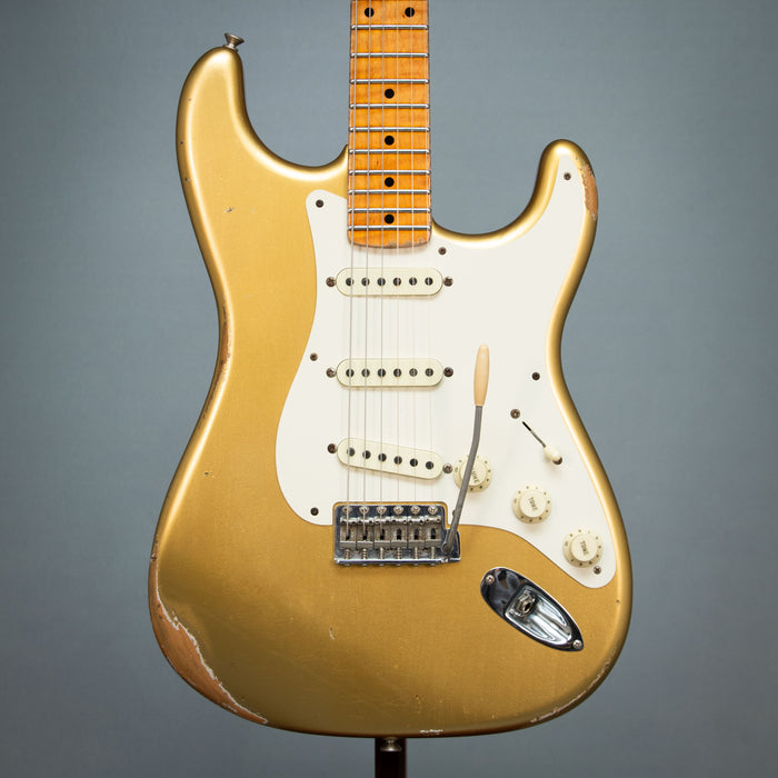 Fender Custom Shop 2019 Limited 1956 Stratocaster Relic w/Case - Aged Aztec Gold - Preowned