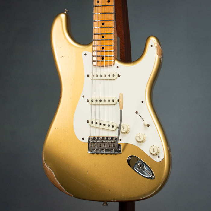 Fender Custom Shop 2019 Limited 1956 Stratocaster Relic w/Case - Aged Aztec Gold - Preowned
