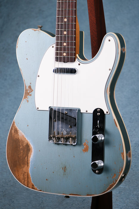 Fender Custom Shop 1964 Telecaster Custom Heavy Relic - Aged Ice Blue Metallic - Preowned