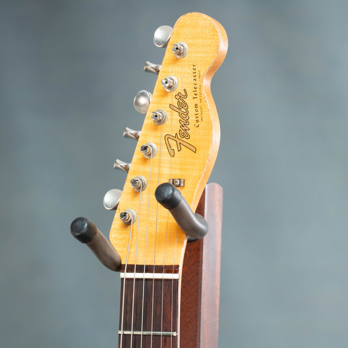 Fender Custom Shop '64 Tele Custom Heavy Relic w/Case - Aged Iced Blue Metallic - Preowned